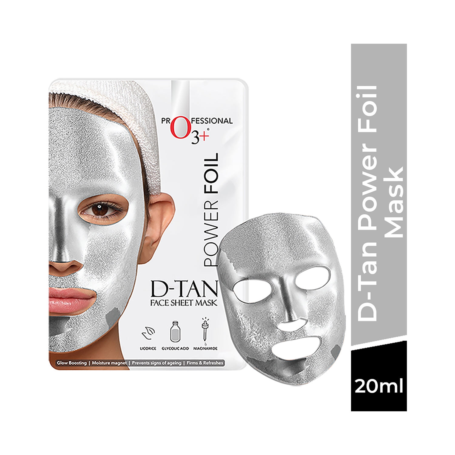 Power foil d-tan face sheet mask (20ml)